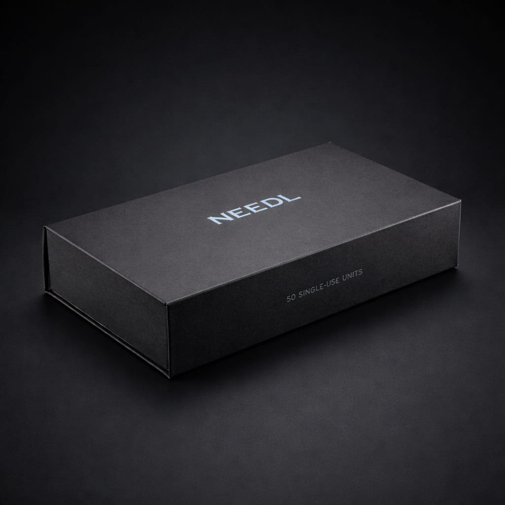 NEEDL Kit — closed box, angled view